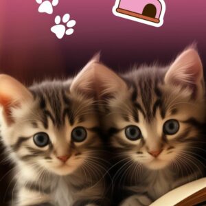 PIY( Print it Yourself) Kitty Book Bookmark Featured Image